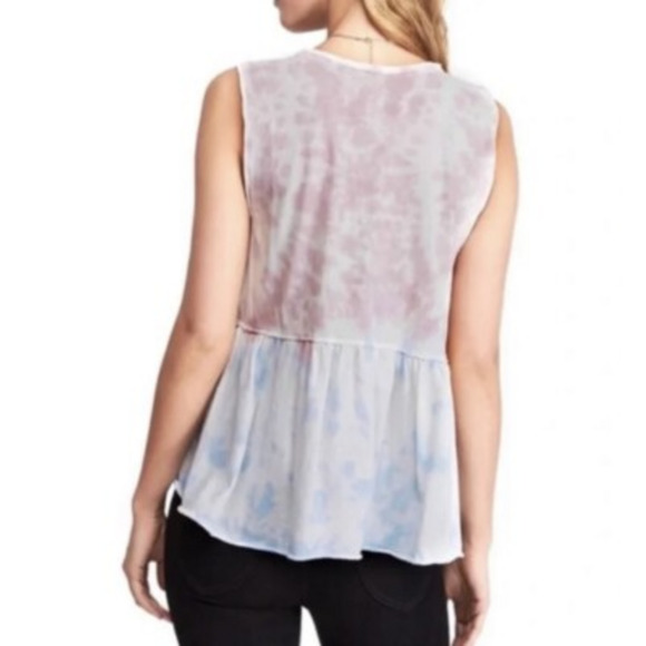 FP We The Free Free People Tie Dye Anytime Tank Barely There Combo size S Small‎ - Picture 3 of 11